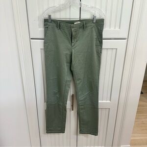 Loft Marisa Cropped Chino Pants in Size 8